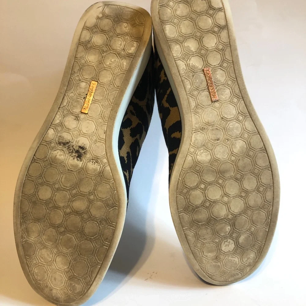 Sz 9 Louise et Cie Leopard Print Lo Breyson Sock Sneaker